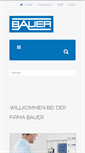 Mobile Screenshot of bzr-bauer.de